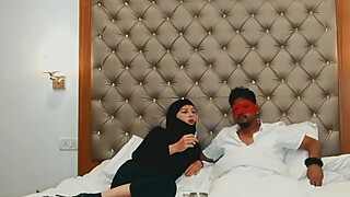 NEW! My cute petite Muslim slut Loves to Suck BBC while Smoking