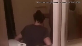 British mom rimjob blow job on sons friend in bathroom