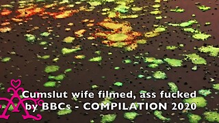 Cumslut wife being shared with BBC by husband-Compliation 2020 - TEASER