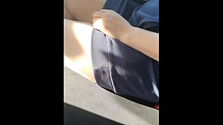 Step mom interracial car fuck with 2 BBC (Screaming orgasm)