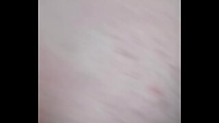 Amateur interracial couple white chubby milf  Hairy Pussy and Ass doggy from her BBC Daddy hidden iPhone camera backshot  cum shot watery nutt