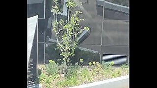 Hotel Spy big tits next to pool caught