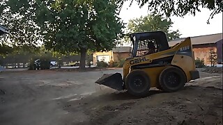 Sexy Indian Girl Driving Bobcat - Maya