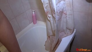 18videoz - Teeny Anne Angel showers and fucks good