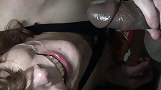 BBC cumslut wife swallows another bbc load